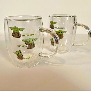 New in Packaging Joyjolt Disney Star Wars Mandalorian Awake Series, Set of 2